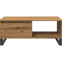 Sohvapöytä artesaani tammi 90x50x36,5 cm tekninen puu (57339)