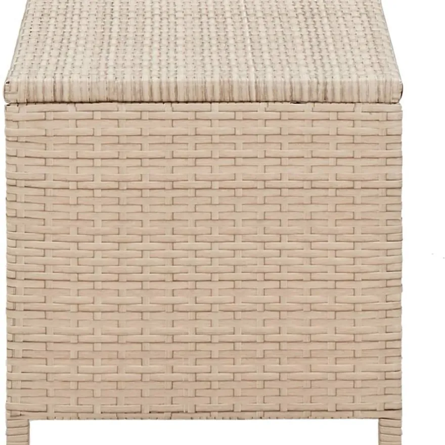 Sohvapöytä beige 70x40x38 cm polyrottinki