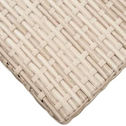 Sohvapöytä beige 70x40x38 cm polyrottinki