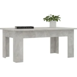 Sohvapöytä betoninharmaa 100x60x42cm lastulevy
