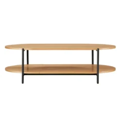 Sohvapöytä Home4You Davia 115x60x34cm, tammi