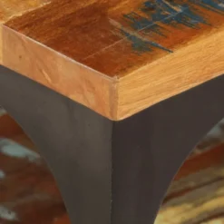 Sohvapöytä hyllyllä 100x60x35 cm kierrätetty puu