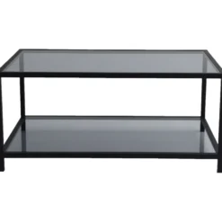 Sohvapöytä Linento Furniture Astro, savulasi, musta