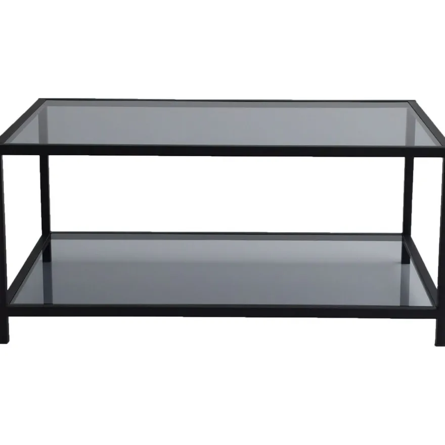 Sohvapöytä Linento Furniture Astro, savulasi, musta