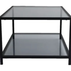 Sohvapöytä Linento Furniture Astro, savulasi, musta