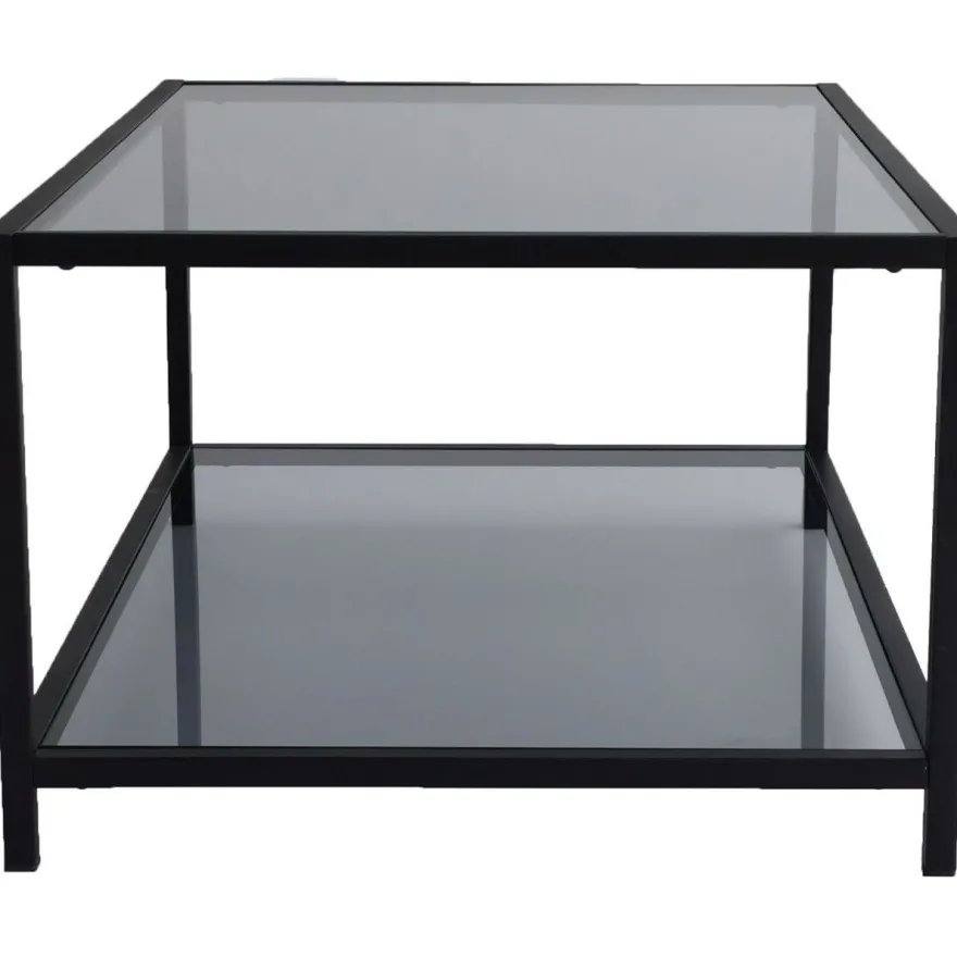 Sohvapöytä Linento Furniture Astro, savulasi, musta