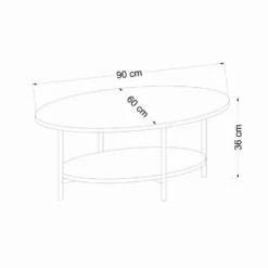 Sohvapöytä Linento Furniture Elis, eri värejä