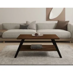 Sohvapöytä Linento Furniture Konik, 98x50cm, ruskea