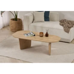 Sohvapöytä Linento Furniture Ovalis, 130x65cm