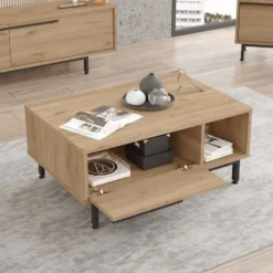 Sohvapöytä Linento Furniture ON2-S, ruskea