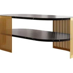 Sohvapöytä Nomla FIKOLI GOLD II, soikea, eri värejä