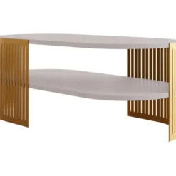 Sohvapöytä Nomla FIKOLI GOLD II, soikea, eri värejä