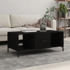 Sohvapöytä tekninen puu, 102x50x40 cm, eri värejä (30785)