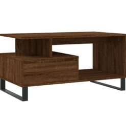 Sohvapöytä teknisestä puusta, 90x49x45 cm, eri värejä (31736)