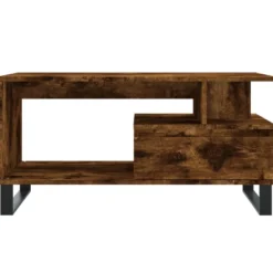 Sohvapöytä teknisestä puusta, 90x49x45 cm, eri värejä (31736)