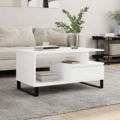 Sohvapöytä teknisestä puusta, 90x49x45 cm, eri värejä (31736)