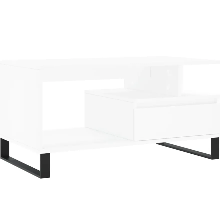 Sohvapöytä teknisestä puusta, 90x49x45 cm, eri värejä (31736)