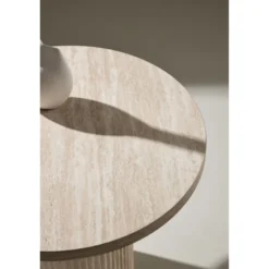 Sohvapöytä Venture Home Härön, ø50cm, beige