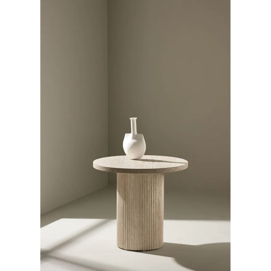 Sohvapöytä Venture Home Härön, ø50cm, beige