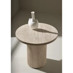 Sohvapöytä Venture Home Härön, ø50cm, beige