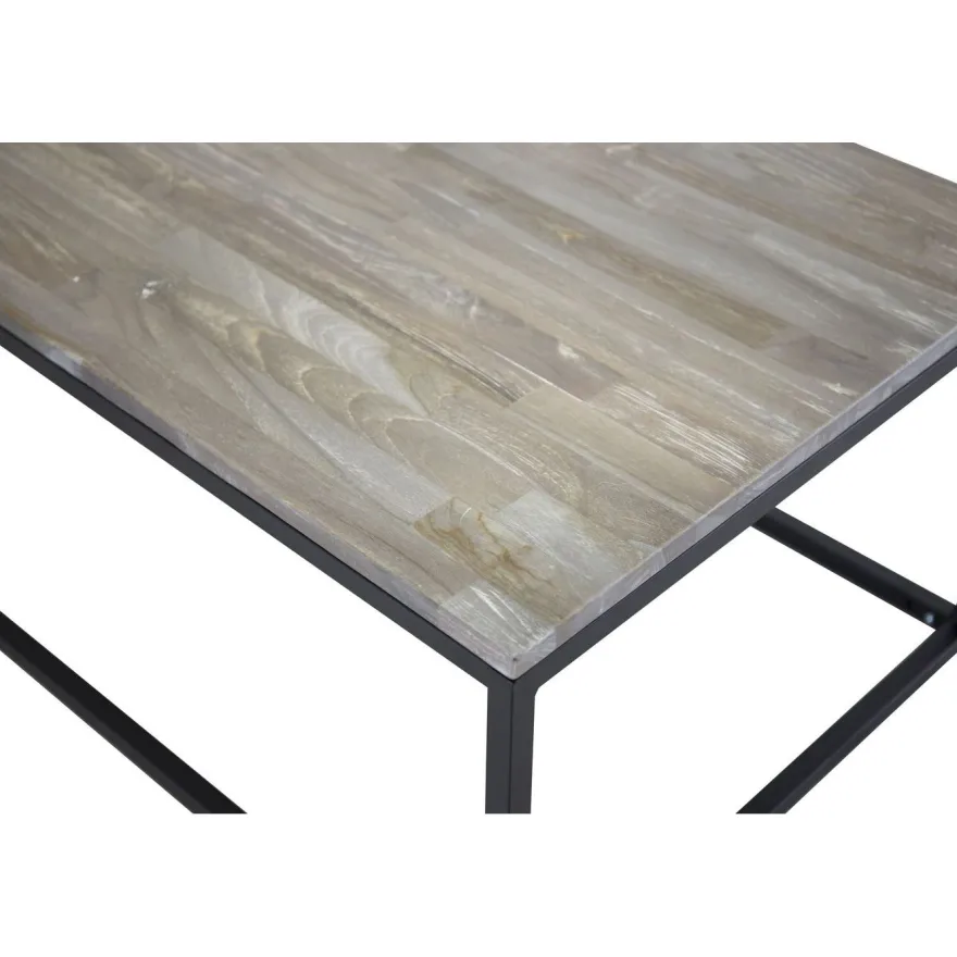 Sohvapöytä Venture Home Jepara, 120x60cm, harmaa