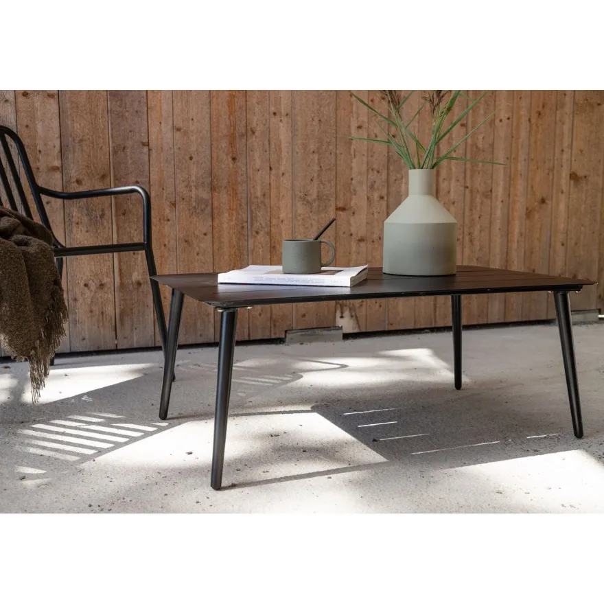 Sohvapöytä Venture Home Lina, 60x100cm, musta