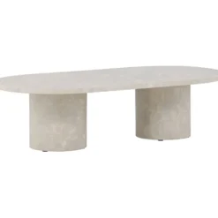 Sohvapöytä Venture Home Narvik, 120x60cm, beige/marmori