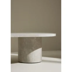 Sohvapöytä Venture Home Narvik, 120x60cm, beige/marmori