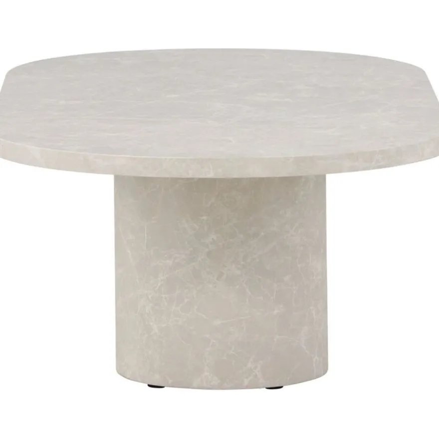 Sohvapöytä Venture Home Narvik, 120x60cm, beige/marmori