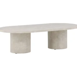 Sohvapöytä Venture Home Narvik, 120x60cm, beige/marmori