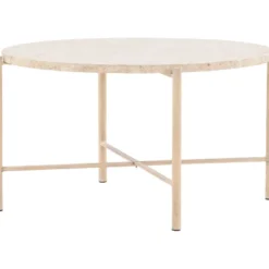 Sohvapöytä Vind Sandhamn, Ø70cm, beige