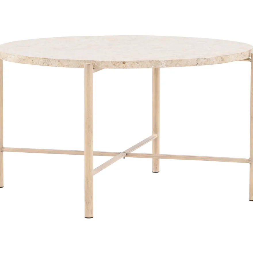 Sohvapöytä Vind Sandhamn, Ø70cm, beige