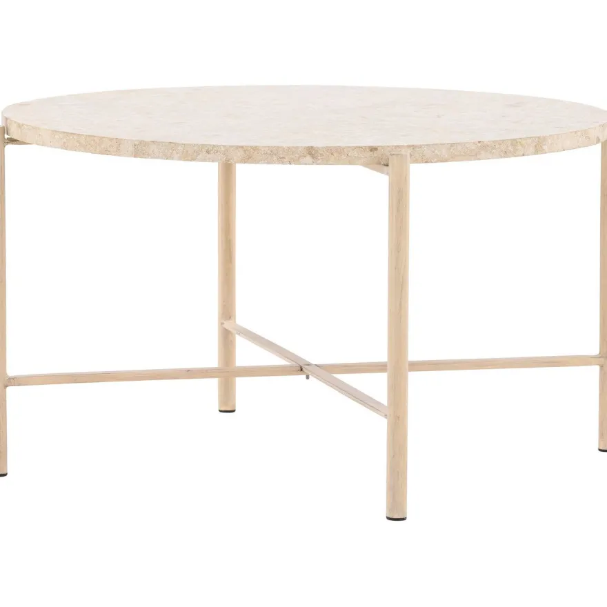 Sohvapöytä Vind Sandhamn, Ø70cm, beige