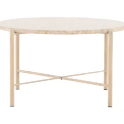Sohvapöytä Vind Sandhamn, Ø70cm, beige
