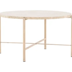 Sohvapöytä Vind Sandhamn, Ø70cm, beige