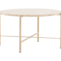 Sohvapöytä Vind Sandhamn, Ø70cm, beige