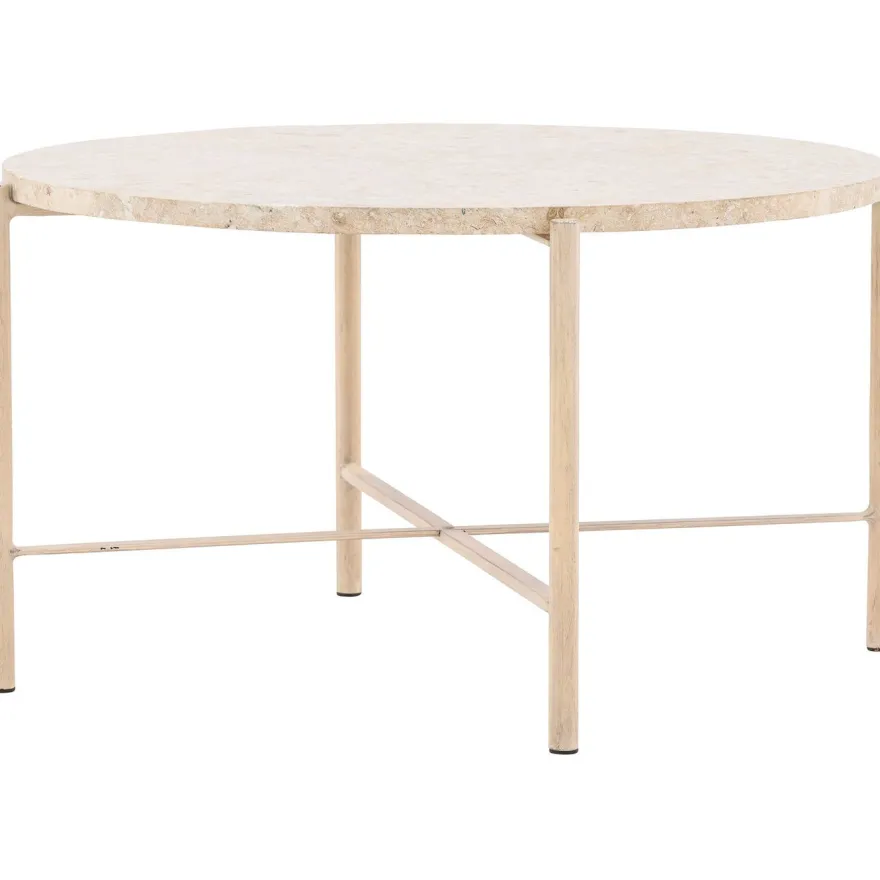 Sohvapöytä Vind Sandhamn, Ø70cm, beige