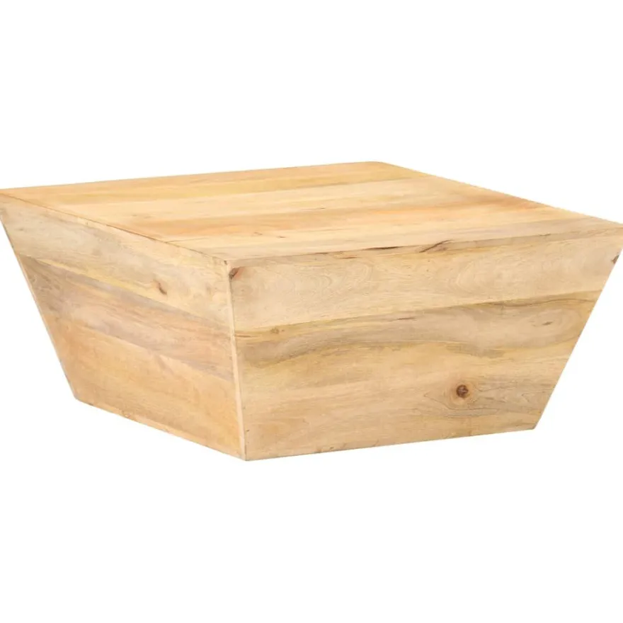 Sohvapöytä V-muoto, 66x66x30cm, eri materiaaleja