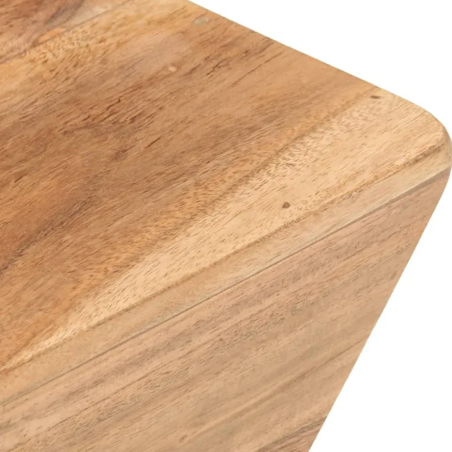 Sohvapöytä V-muoto, 66x66x30cm, eri materiaaleja
