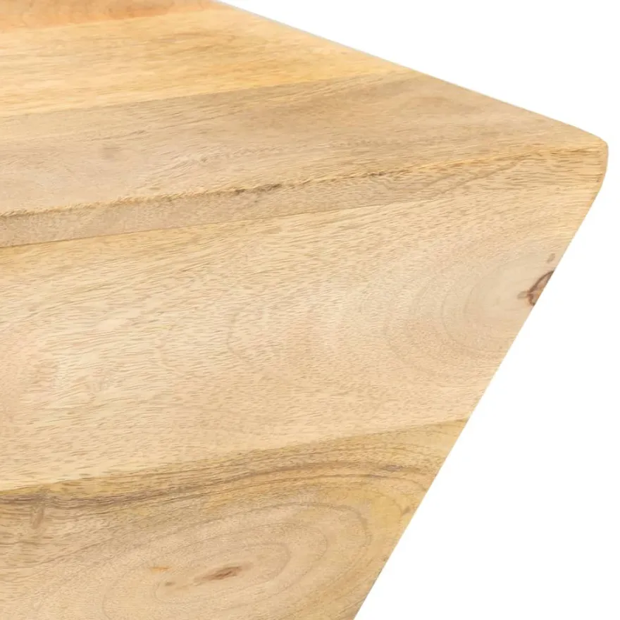 Sohvapöytä V-muoto, 66x66x30cm, eri materiaaleja