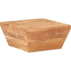 Sohvapöytä V-muoto, 66x66x30cm, eri materiaaleja