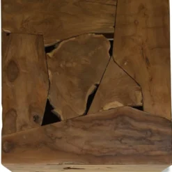 Sohvapöytä 50x50x35 cm aito tiikki ruskea
