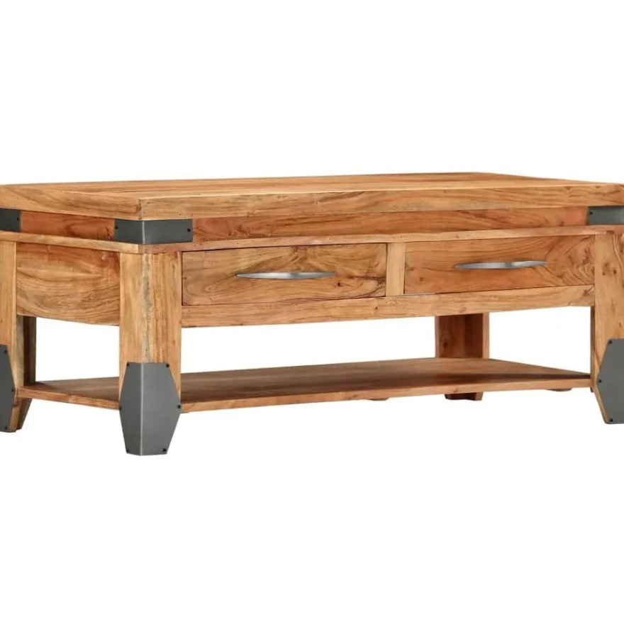 Sohvapöytä 110x55x45 cm akaasiapuu