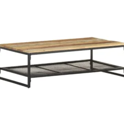 Sohvapöytä 110x60x35 cm kierrätetty täyspuu