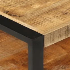 Sohvapöytä 120x55x40 cm mangopuu