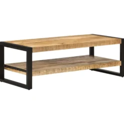 Sohvapöytä 120x55x40 cm mangopuu