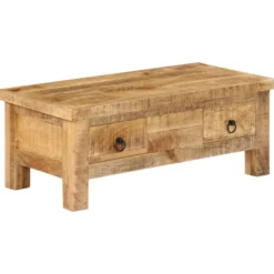 Sohvapöytä 90x45x35 cm mangopuu