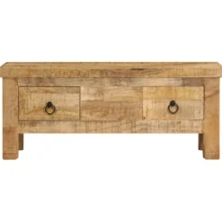 Sohvapöytä 90x45x35 cm mangopuu