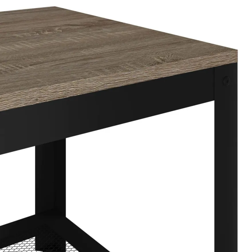 Sohvapöytä 90x45x45cm, MDF+rauta, eri värejä