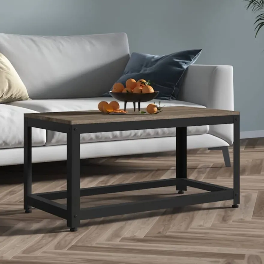 Sohvapöytä 90x45x45cm, MDF+rauta, eri värejä